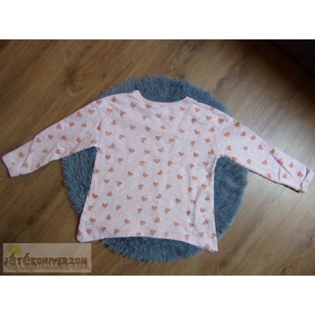 Next szívecske mintás pulóver Wilderness bunny koll 8 éveseknek (128cm)