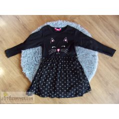 YD cica mintás ruha 7-8 éveseknek (128cm)