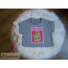 YD simis rövidített fazonú felső 8-9 éveseknek