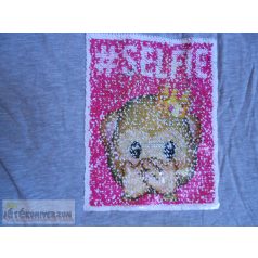 YD simis rövidített fazonú felső 8-9 éveseknek