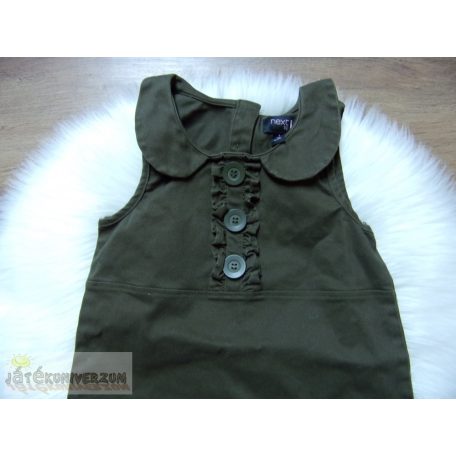 Next keki színű ruha 9 éveseknek (134cm)