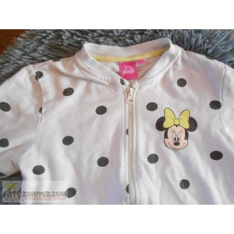 Minnie cipzáros felső pulóver 9 évesknek (134cm)