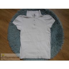 Nutmeg fehér galléros póló 8-9 éveseknek (128-134cm)