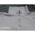 Nutmeg fehér galléros póló 8-9 éveseknek (128-134cm)