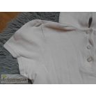 Nutmeg fehér galléros póló 8-9 éveseknek (128-134cm)