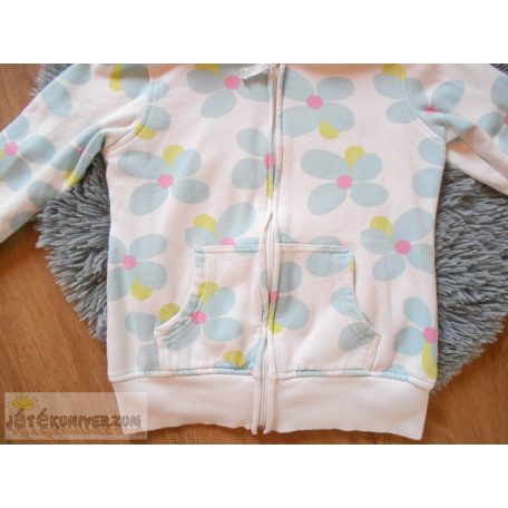 Next cipzáros kapucnis felső pulóver 9 éveseknek (134cm)