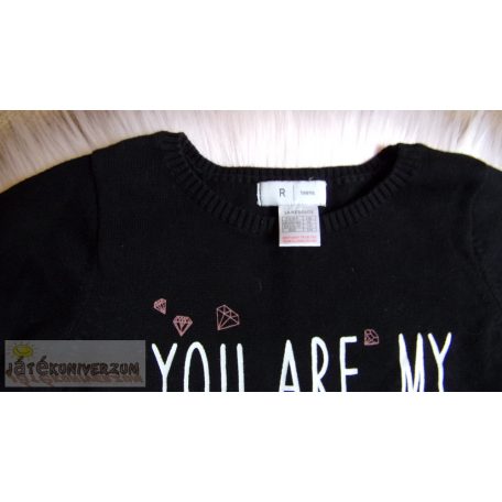 Hosszított fazonú vékony pulóver 10 éveseknek