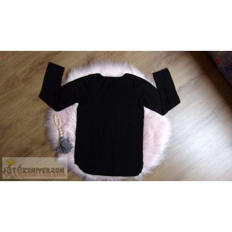 Hosszított fazonú vékony pulóver 10 éveseknek