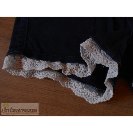 H&M sötétkék rövid farmernadrág 9-10 éveseknek