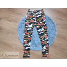 Terepmintás vastag leggings 9-10 éveseknek