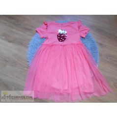   Sinsay flitteres eper mintás tüll ruha 9-10 éveseknek (140cm)