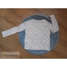 Sinsay masni mintás hosszú ujjú felső póló 9-10 éveseknek (140cm)