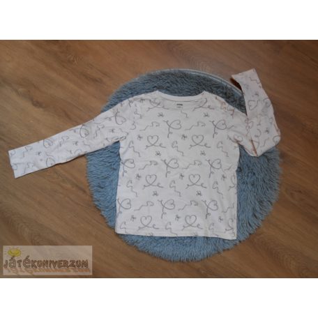 Sinsay masni mintás hosszú ujjú felső póló 9-10 éveseknek (140cm)