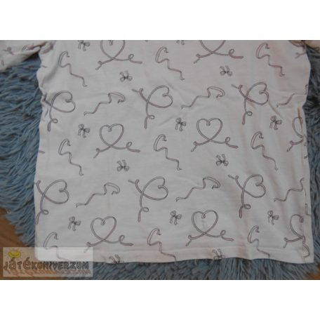 Sinsay masni mintás hosszú ujjú felső póló 9-10 éveseknek (140cm)