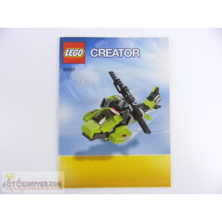 Lego Creator összerakási útmutató