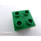Lego Duplo zöld játék elem kocka