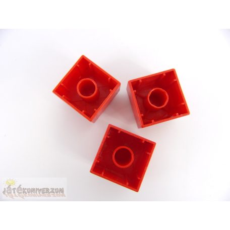 Lego Duplo piros játék elem kocka csomag