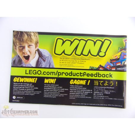 LEGO City Logging Truck rönkszállító autó összerakási útmutató (60059)