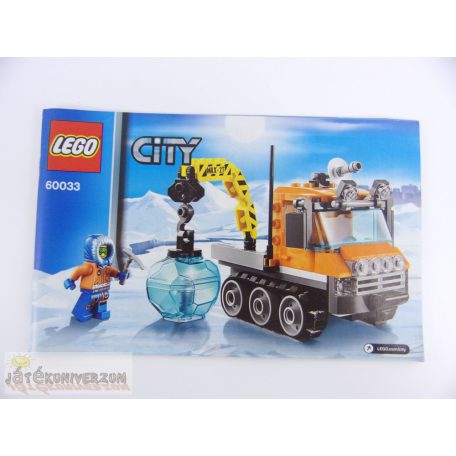 LEGO City Arctic Ice Crawler Sarki lánctalpas jármű összerakási útmutató (60033)