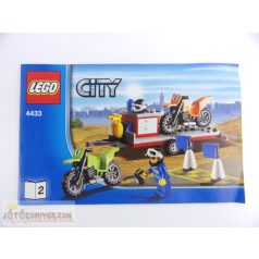   LEGO City Dirt Bike Szállítóautó összerakási útmutató (4433)