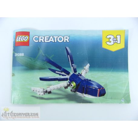 LEGO Creator Mélytengeri lények összerakási útmutató (31088)