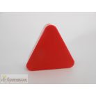 Lego Duplo háromszög alakú útépítési jelzőtábla elem