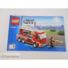 LEGO City Fire Station Tűzoltóállomás összerakási útmutató (60004)