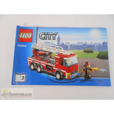 LEGO City Fire Station Tűzoltóállomás összerakási útmutató (60004)
