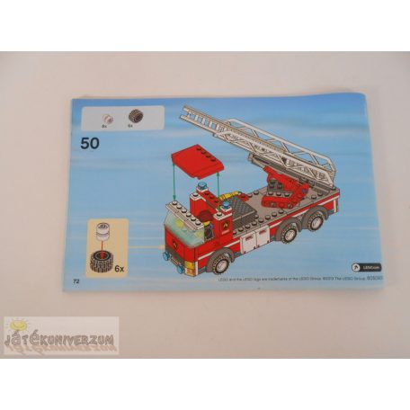 LEGO City Fire Station Tűzoltóállomás összerakási útmutató (60004)