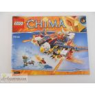 LEGO Legends of Chima Eris Tűz Sas Repülője összerakási útmutató (70142)
