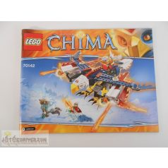   LEGO Legends of Chima Eris Tűz Sas Repülője összerakási útmutató (70142)
