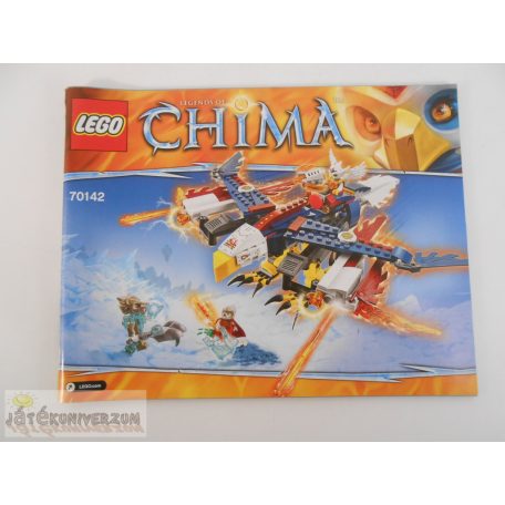 LEGO Legends of Chima Eris Tűz Sas Repülője összerakási útmutató (70142)