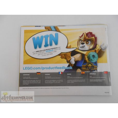 LEGO Legends of Chima Eris Tűz Sas Repülője összerakási útmutató (70142)