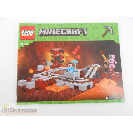 LEGO Minecraft Alvilági vonat összerakási útmutató (21130)