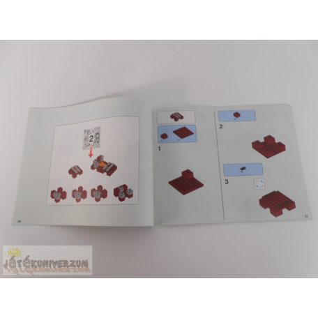 LEGO Minecraft Alvilági vonat összerakási útmutató (21130)