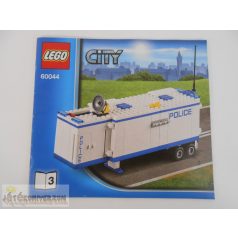   LEGO City Mobil rendőri egység összerakási útmutató (60044)