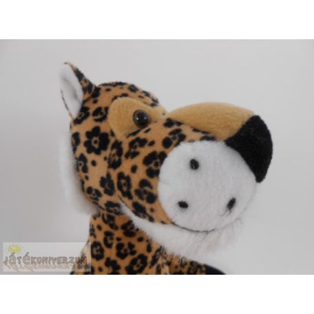 Leopárd plüss figura
