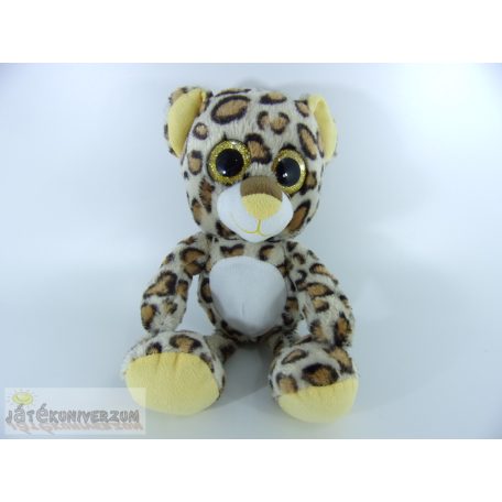 Leopárd plüss figura