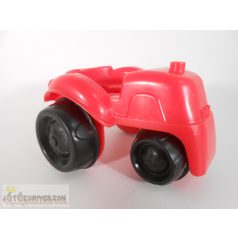 Fisher-Price Little People piros traktor játékautó