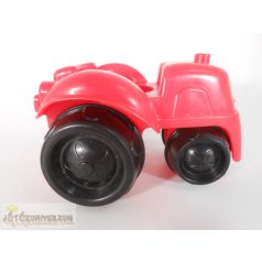 Fisher-Price Little People piros traktor játékautó