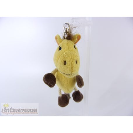 Ló kulcstartó táskadísz plüss figura