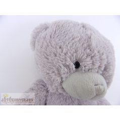 Szürke maci plüss figura