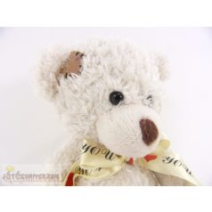 Fehér maci plüss figura