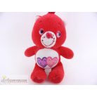 Szíves gondos bocs plüss figura