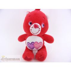 Szíves gondos bocs plüss figura
