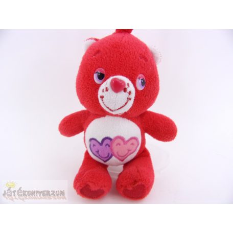 Szíves gondos bocs plüss figura