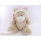 Hálósapkás maci plüss figura