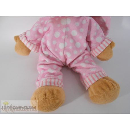 Hálósapkás maci plüss figura