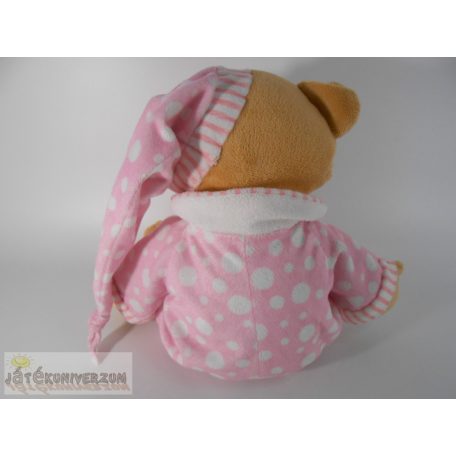 Hálósapkás maci plüss figura