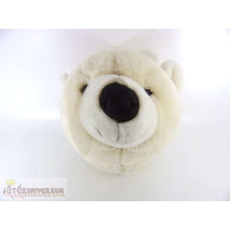 Nagy plüss maci fej gyerekszoba dekoráció falra